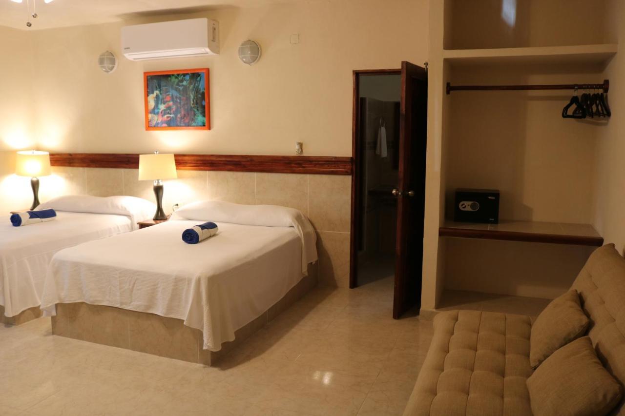 The Diving Lodge Downtown Puerto Morelos Ngoại thất bức ảnh